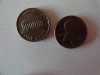 kovanec ameriški 2x 1 cent leto 1964.