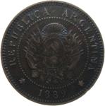 LaZooRo: Argentina 1 Centavo 1889 VF/XF