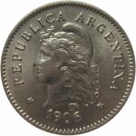 LaZooRo: Argentina 10 Centavos 1906 UNC