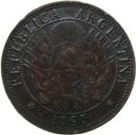 LaZooRo: Argentina 2 Centavos 1895 VF/XF