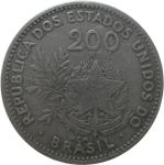 LaZooRo: Brazil 200 Reis 1901 VF