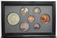 LaZooRo: Kanada 1 Cent - 1 Dollar 1989 Proof UNC set - Srebro  K