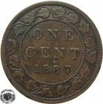 LaZooRo: Kanada 1 Cent 1887 XF/UNC
