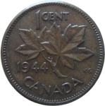 LaZooRo: Kanada 1 Cent 1944 XF/UNC