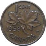 LaZooRo: Kanada 1 Cent 1958 XF