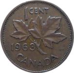 LaZooRo: Kanada 1 Cent 1963 XF/UNC