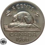 LaZooRo: Kanada 5 Cents 1966 XF