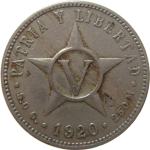 LaZooRo: Kuba 5 Centavos 1920 XF