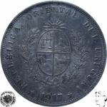 LaZooRo: Urugvaj 50 Centesimos 1917 XF/UNC - Srebro