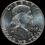 LaZooRo: Združene države 1/2 Dollar 1963 D UNC - srebro