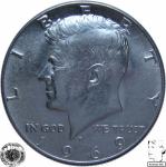LaZooRo: Združene Države Amerike 1/2 Dollar 1969 D UNC DDR - Srebro