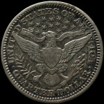 LaZooRo: Združene države Amerike 1/4 Dollar 1903 XF / UNC - srebro