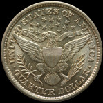 LaZooRo: Združene države Amerike 1/4 Quarter Dollar 1897 UNC - Srebro