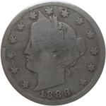 LaZooRo: Združene Države Amerike 5 Cents 1888 F/VF