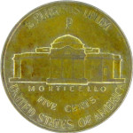 LaZooRo: Združene Države Amerike 5 Cents 1943 P XF/UNC - Srebro