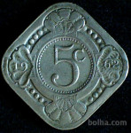 LaZooRo: Nizozemski Antili 5 Centov 1962