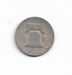 United States Franklin Half Dollar 1963