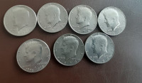 USA Half dollar Kennedy 7 različnih kovancev