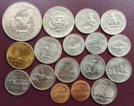 USA - Lot - 2 - 17 kovancev