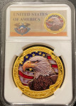 USA Patriotski Vojaški Kovanec za Zahvalo