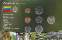 VENECUELA / Venezuela , set kovancev letnik 2007, UNC
