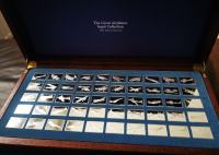 Zbirka srebrnih palic - The Great Airplanes - 50 palic, 925/1000
