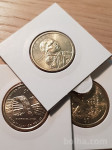 ZDA - 3 kovanci serije Native Americans