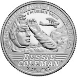 ZDA KOVANEC QUARTER DOLLAR BESSIE COLEMAN 2023 D UNC