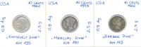 ZDA 10 centov Mercury dime srebrnik