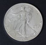 ZDA Silver Eagle 1991 - 1oz - srebrnik
