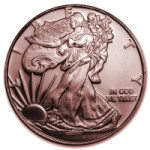 ZDA Walking Liberty Eagle bakreni kovanec 1 oz (trezor)