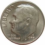 LaZooRo: Združene Države Amerike 10 Cents Dime 1973 D XF/UNC
