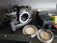 Analogni fotoaparat Porst OCX + torbica in dodatna oprema