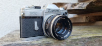 Canon FX + Canon FL 50mm f/1.8