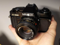* MINOLTA X-300 & MD 50MM F1,7 *, OBNOVLJENA IN STESTIRANO ODLIČNA