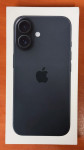 Apple iPhone 16 (128 GB) – črna barva, originalni embalaži