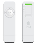 Apple iPod Shuffle 1st Generation bel (512 MB)