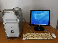Powermac G4 komplet miska in tipkovnica in monitor