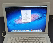 Macbook White Late 2007 + polnilec + škatla + instalacijska CD