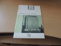 SODOBNA SLOVENSKA ARHITEKTURA I. SEDEJ ZALOŽIL PROSVETNI SERVIS 1968