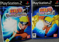 2x PS2: Naruto Uzumaki Chronicles 1 in 2 (Playstation 2)