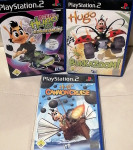 3x PS2 otroške igre: HUGO Bukkazoom, HUGO Roborumble, Cannon Cruise