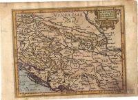 ZEMLJEVID CROATIA, SLAVONIA, DALMATIA, 1610