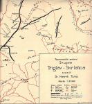 ZEMLJEVID SKUPINE TRIGLAV-ŠKRLATICA, H. Tuma, 1925/30