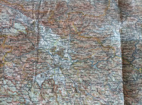 ZEMLJEVIDA POŠTNIH POVEZAV V TRETJEM RAJHU, 1942