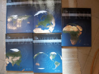 ZBIRKA ATLASOV AFRIKA, SVET, AZIJA, EVROPE, AMERIKE, AVSTRALIJE IN OCE