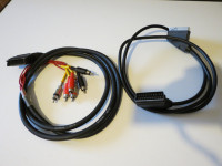 AV kabli SCART-SCART, SCART-RCA.