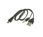 Kabel za bluetooth zvočnik USB 3.5 mm 50 cm