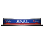 1x10 Verbatim BD-RE Blu-ray 25 GB 2x hitrost, cakebox