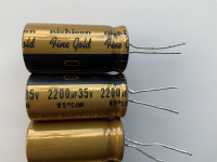 Elektrolitski audio kondenzator Nichicon fine gold